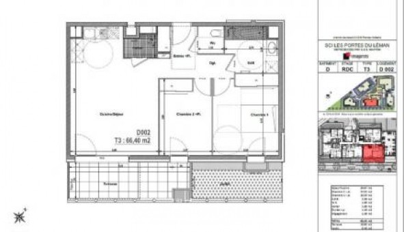 Logement tudiant T3 à Ferney Voltaire (01210)