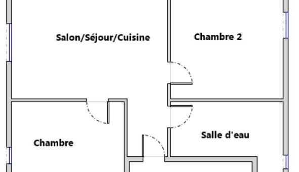 Logement tudiant T3 à Freneuse (78840)