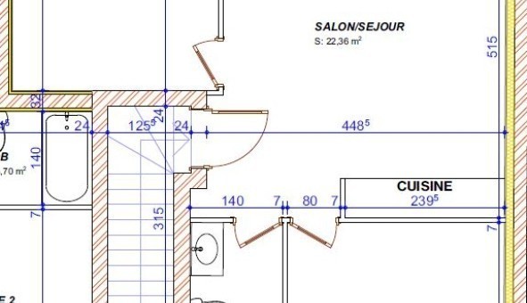 Logement tudiant T3 à Freneuse (78840)