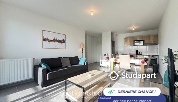 Logement étudiant T3 &agrave; Frouzins (31270)