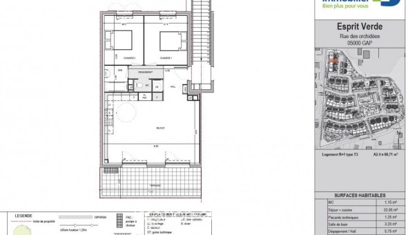 Logement tudiant T3 à Gap (05000)