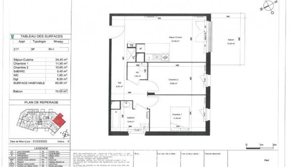 Logement tudiant T3 à Gargenville (78440)