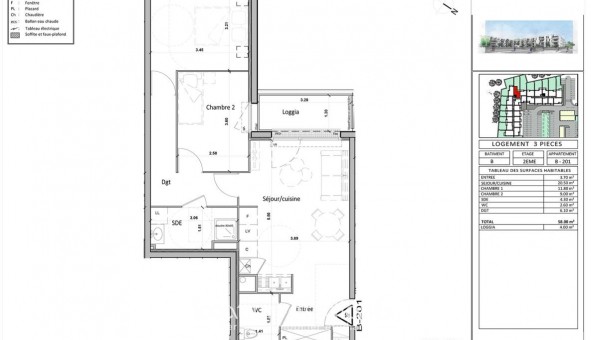 Logement �tudiant T3 &agrave; Gisors (27140)