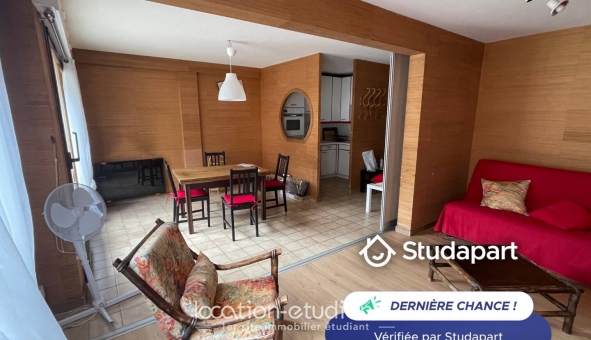 Logement étudiant T3 &agrave; Grenoble (38000)
