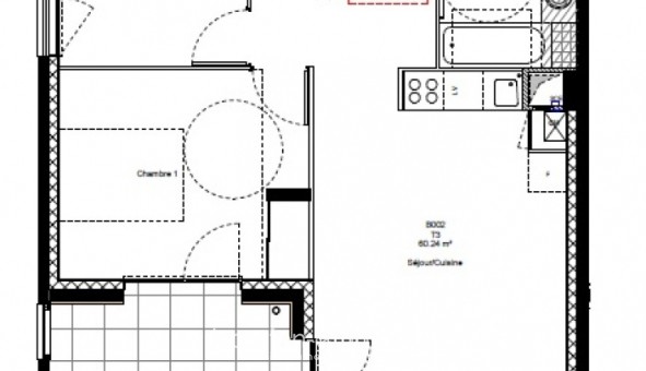 Logement �tudiant T3 &agrave; Grenoble (38000)