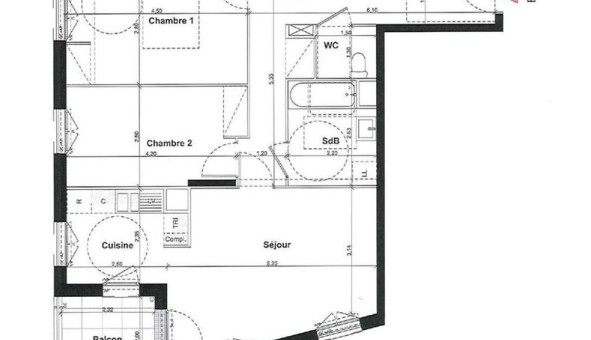 Logement �tudiant Location T3 Vide Grigny (91350)