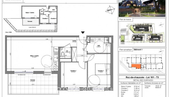Logement �tudiant T3 &agrave; Horbourg Wihr (68180)