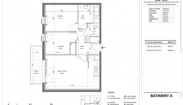 Logement tudiant T3 à Illkirch Graffenstaden (67400)