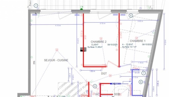 Logement �tudiant T3 &agrave; Issy les Moulineaux (92130)