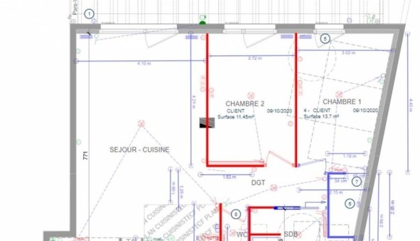Logement �tudiant T3 &agrave; Issy les Moulineaux (92130)