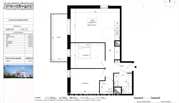 Logement �tudiant T3 &agrave; L'Huisserie (53970)