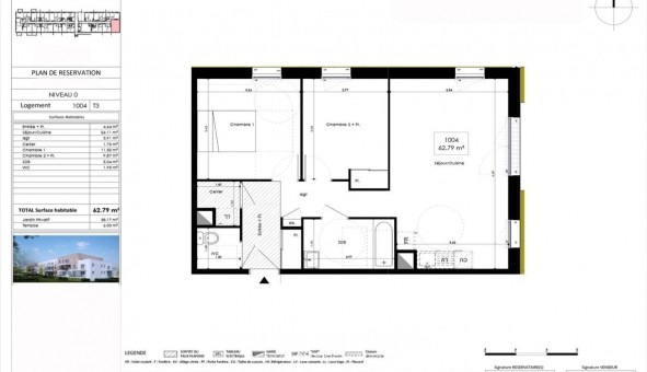 Logement �tudiant T3 &agrave; L'Huisserie (53970)