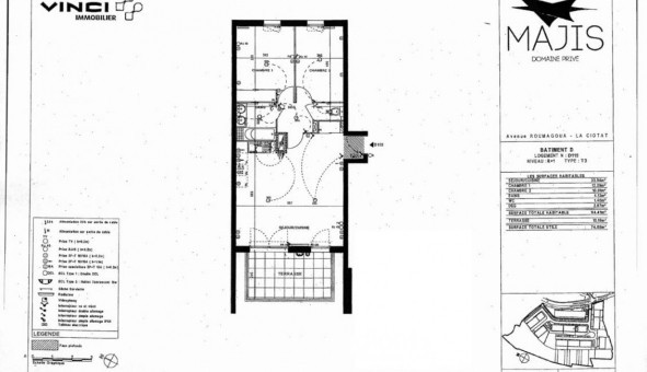 Logement tudiant T3 à La Ciotat (13600)