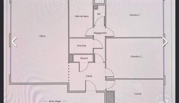 Logement tudiant T3 à La Garenne Colombes (92250)