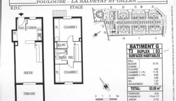 Logement tudiant T3 à La Salvetat Saint Gilles (31880)