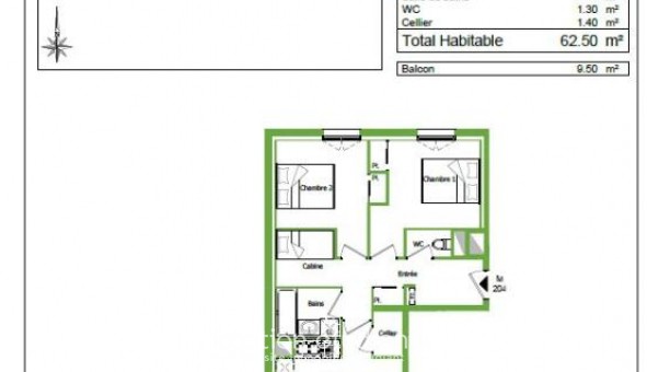 Logement �tudiant T3 &agrave; La Teste de Buch (33260)
