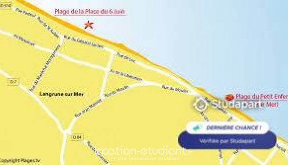 Logement �tudiant T3 &agrave; Langrune sur Mer (14830)