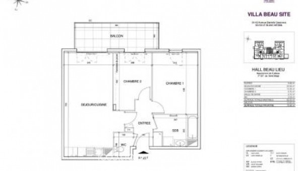 Logement tudiant T3 à Le Blanc Mesnil (93150)