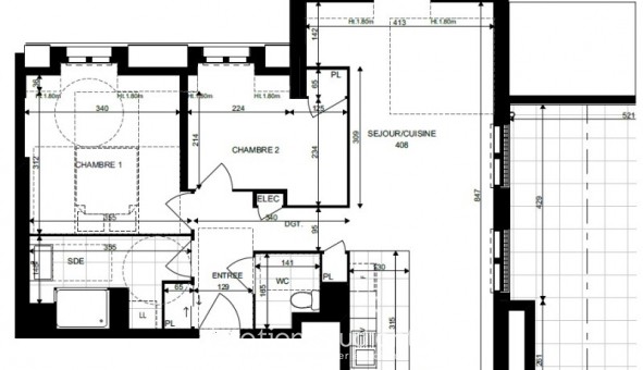 Logement �tudiant Location T3 Vide Le Blanc Mesnil (93150)