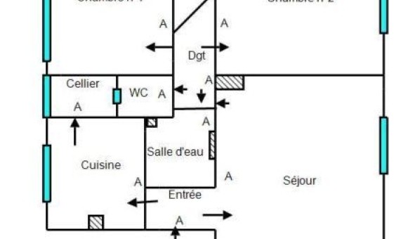 Logement �tudiant T3 &agrave; Le Mans (72100)