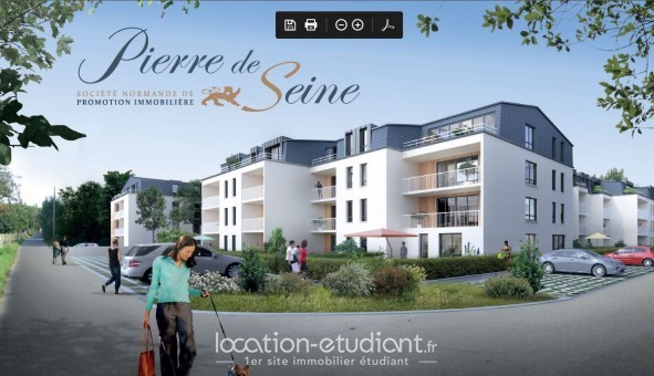 Logement tudiant Location T3 Vide Le Mesnil Esnard (76240)