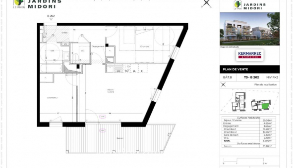 Logement tudiant Location T3 Vide Le Rheu (35650)