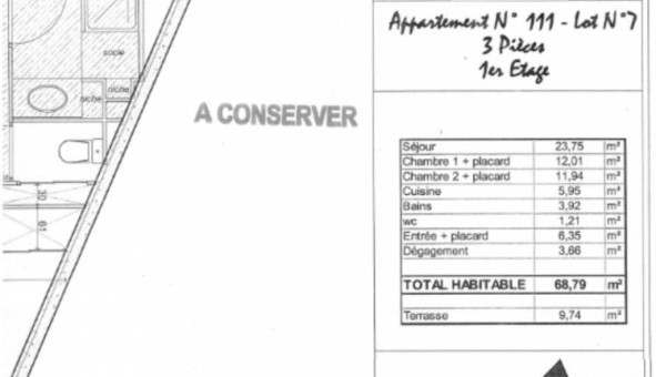 Logement tudiant T3 à Les Adrets de l'Estrel (83600)