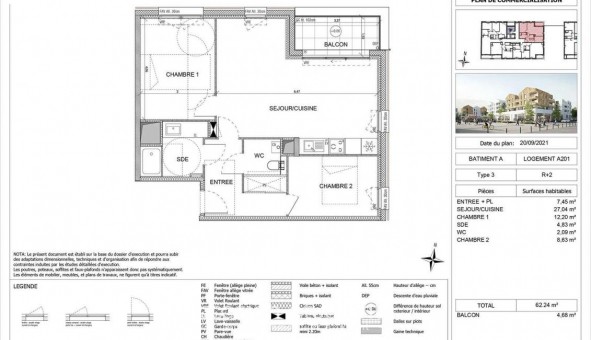 Logement tudiant T3 à Les Sorinires (44840)