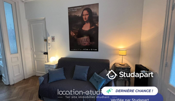 Logement �tudiant T3 &agrave; Lille (59800)