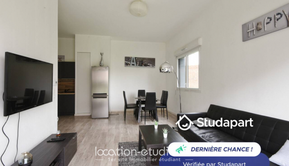 Logement �tudiant T3 &agrave; Lille (59800)