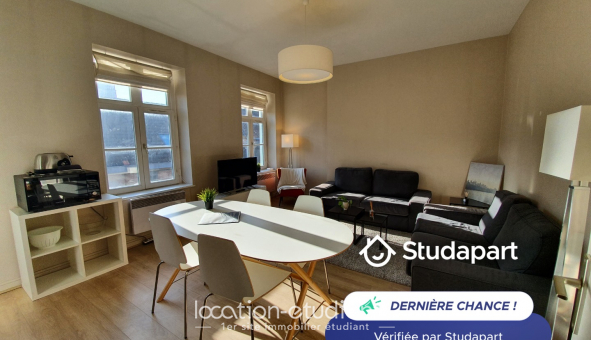 Logement �tudiant T3 &agrave; Lille (59800)