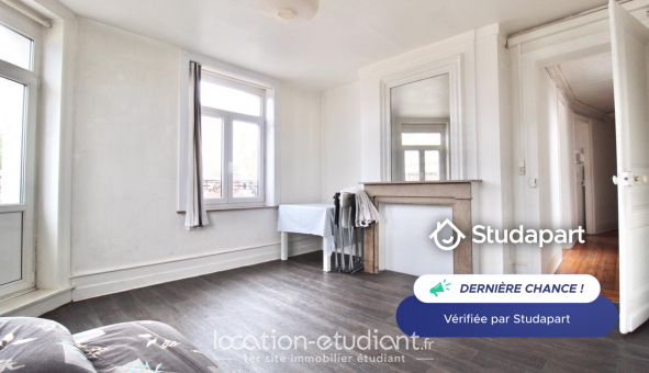 Logement �tudiant Location T3 Meubl&eacute; Lille (59800)