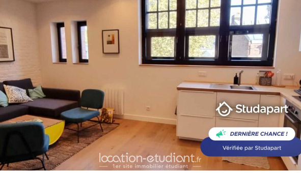 Logement �tudiant T3 &agrave; Lille (59800)