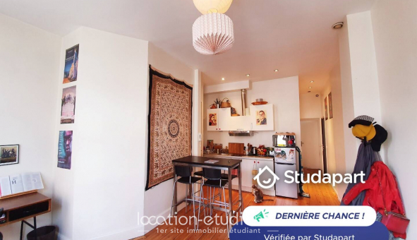 Logement �tudiant T3 &agrave; Lille (59800)
