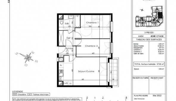 Logement tudiant T3 à Limeil Brvannes (94450)