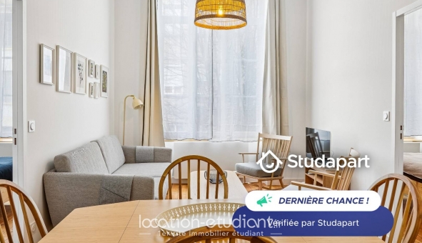 Logement étudiant T3 &agrave; Lyon 1er arrondissement (69001)