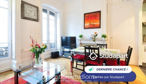 Logement �tudiant T3 &agrave; Lyon 2�me arrondissement (69002)