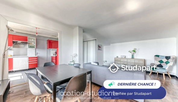 Logement étudiant T3 &agrave; Lyon 7ème arrondissement (69007)