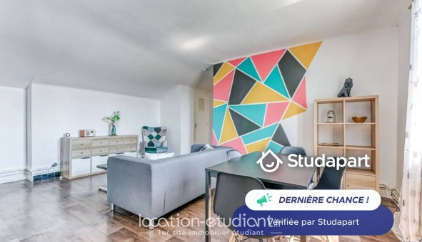 Logement �tudiant T3 &agrave; Lyon 7�me arrondissement (69007)