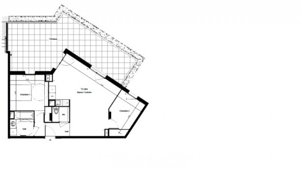 Logement tudiant Location T3 Vide Lyon 8me arrondissement (69008)