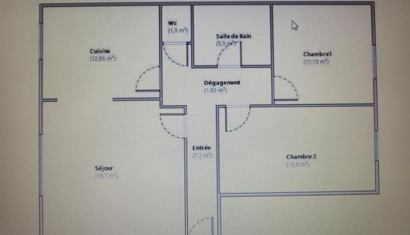 Logement tudiant T3 à Marly (59770)