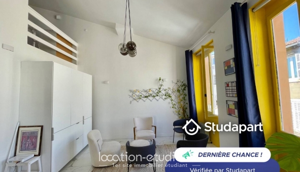 Logement étudiant T3 &agrave; Marseille 06ème arrondissement (13006)
