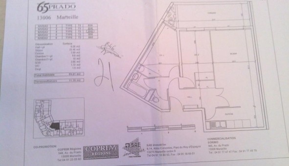 Logement tudiant T3 à Marseille 06me arrondissement (13006)