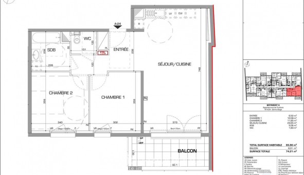 Logement tudiant T3 à Metz (57050)