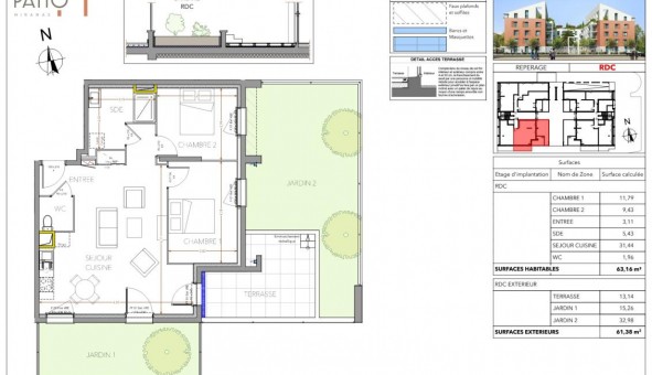Logement �tudiant T3 &agrave; Miramas (13140)