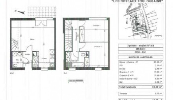 Logement tudiant T3 à Montberon (31140)