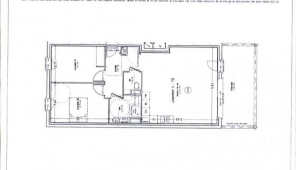 Logement tudiant T3 à Montlimar (26200)