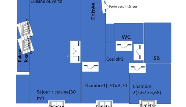 Logement �tudiant T3 &agrave; Montigny le Bretonneux (78180)