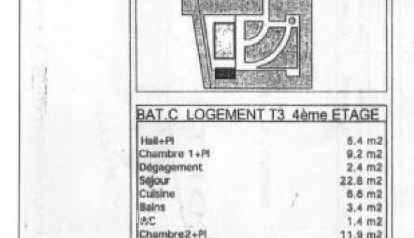 Logement tudiant T3 à Montpellier (34080)