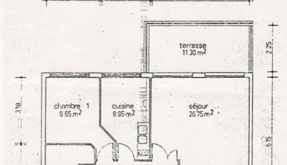 Logement �tudiant T3 &agrave; Montpellier (34080)